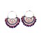Oversized/ Big Indian Peacock Earrings for Women - Indian Jhumka Earrings for Women Chandbali Earring Kundan Pearl Hoop Earring in Golden Tone Bollywood Style Dangle Earring Jewelry for Bride Gift for Her